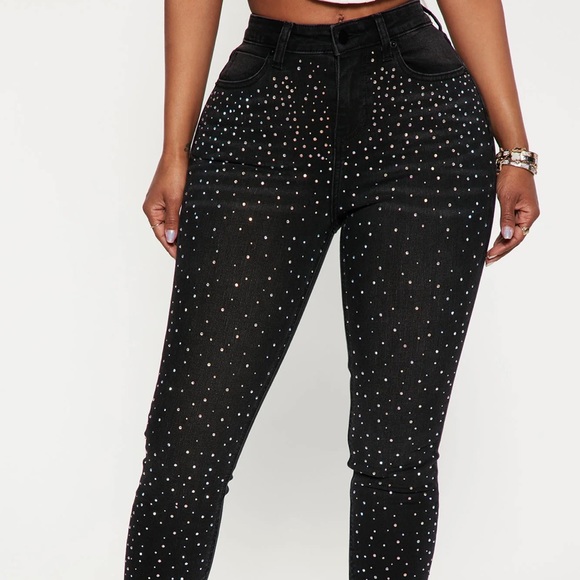 Fashion nova jeans gem embellished - Picture 2 of 2
